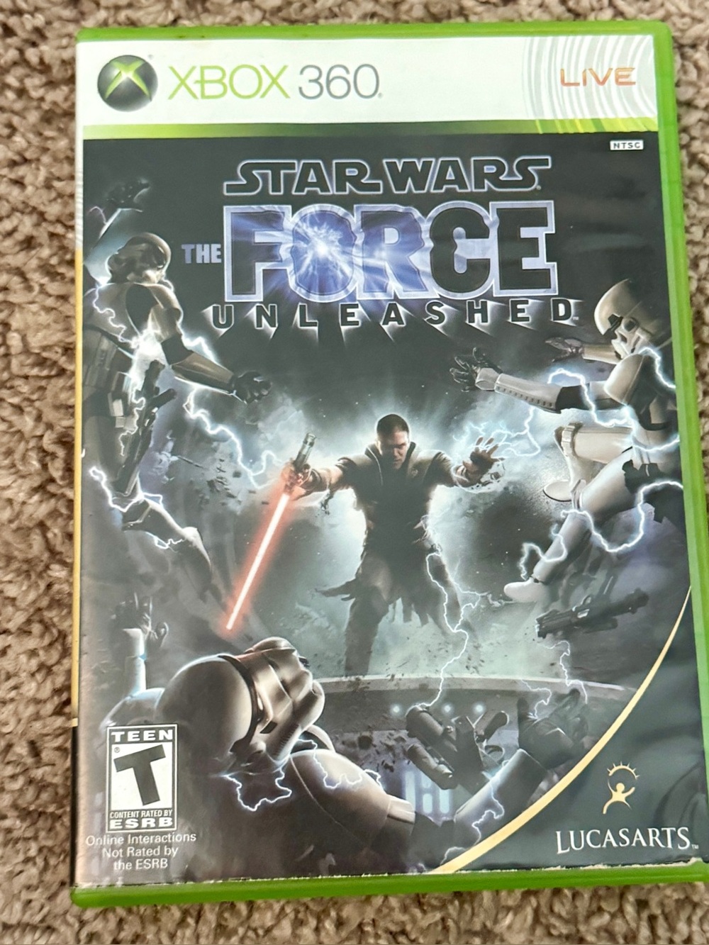 Star Wars The Force Unleashed
(Microsoft Xbox 360)